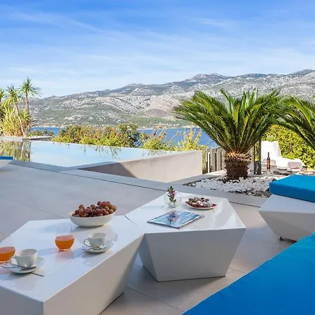Aqua Majestic Diamond Sumptuous 5 Bedroom Magnificent Adriatic Seaviews Korcula Villa Zrnovo