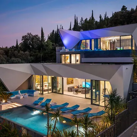 Aqua Majestic Diamond Sumptuous 5 Bedroom Magnificent Seaview 别墅 Zrnovo