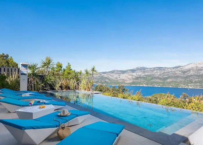 Aqua Majestic Diamond Sumptuous 5 Bedroom Magnificent Seaview Villa Zrnovo