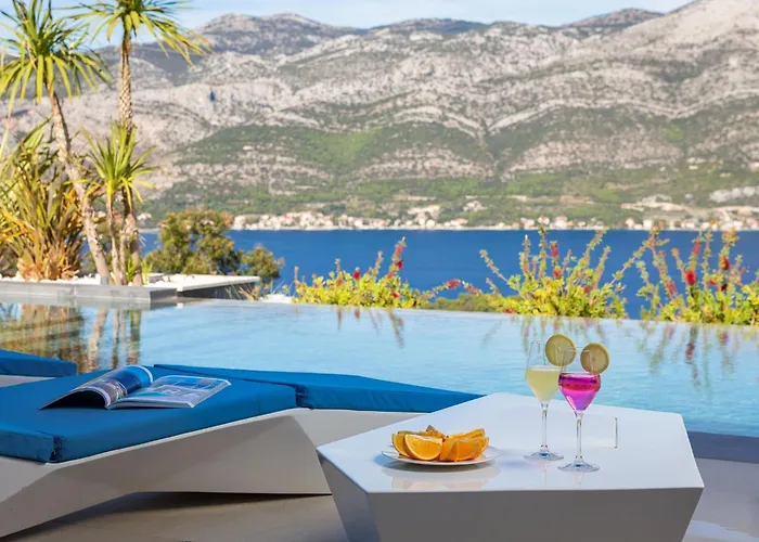 Aqua Majestic Diamond Sumptuous 5 Bedroom Magnificent Seaview Villa Zrnovo